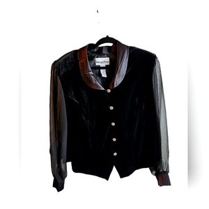 Vintage Top with Rhinestone buttons